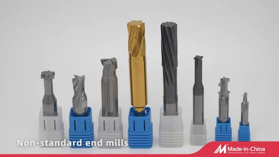 M3/M4 Solid Tungsten Carbide Thread End Mill CNC Milling Cutter